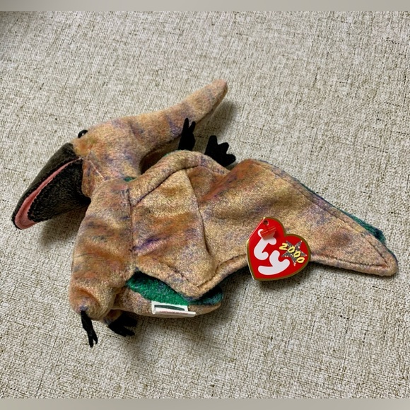 🍀 Swoop the BEANIE BABY was the fourth dinosaur Beanie Baby made by Ty.🍀#SWOOP - Picture 3 of 10